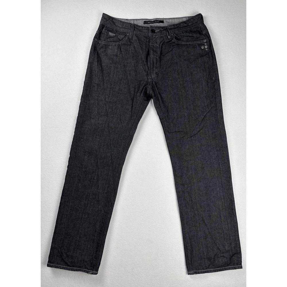 Sean John Hamilton Dark Wash Straight Leg Jeans Size 34 Men's Denim